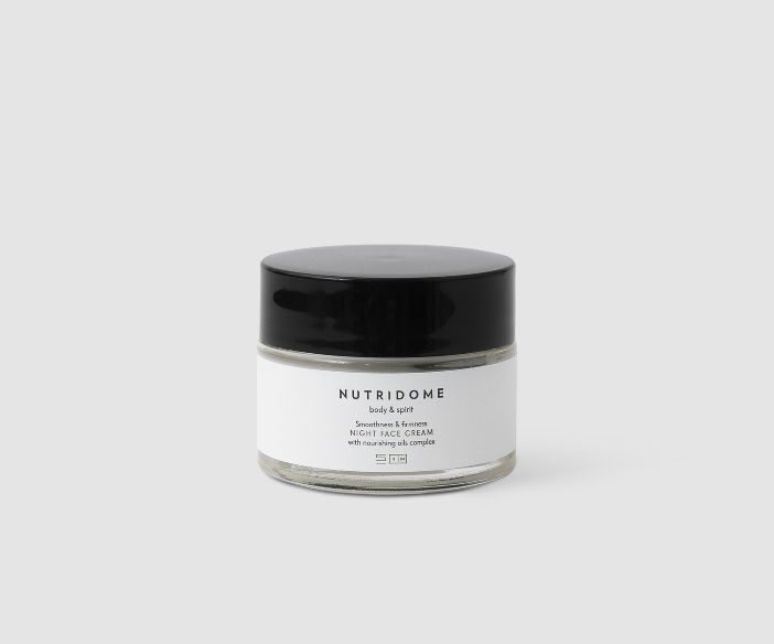 Nutridome smoothing and firming night face cream with hyaluronic acid ️