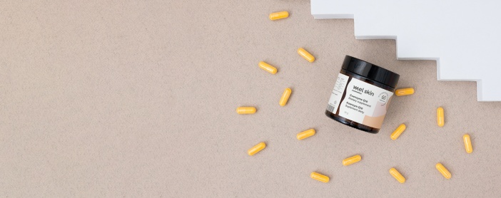 Kompozycja - Mel Skin coenzyme Q10 capsules for a healthy cardiovascular system, beautiful skin and hair, 60 pieces