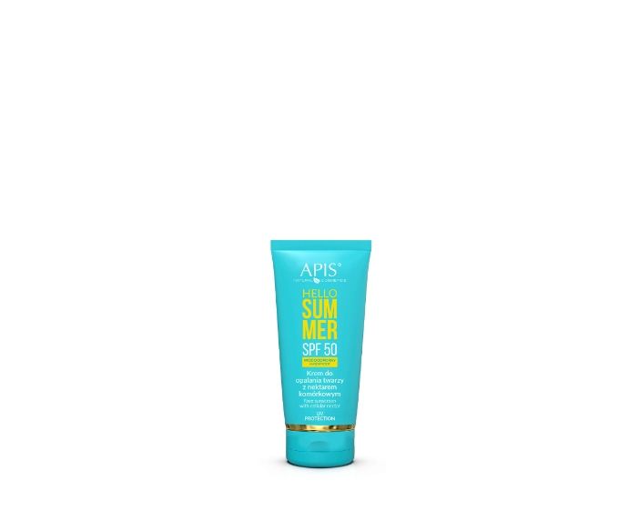 Face Sunscreen Cream with Cellular Nectar SPF 50 Hello Summer Apis ️