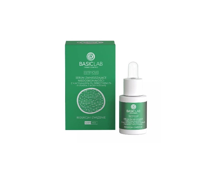 Serum zmniejszające niedoskonałości z niacynamidem 5 Redukcja i