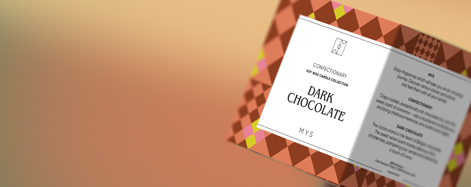 Kompozycja - ŚWIECA SOJOWA DARK CHOCOLATE MYS